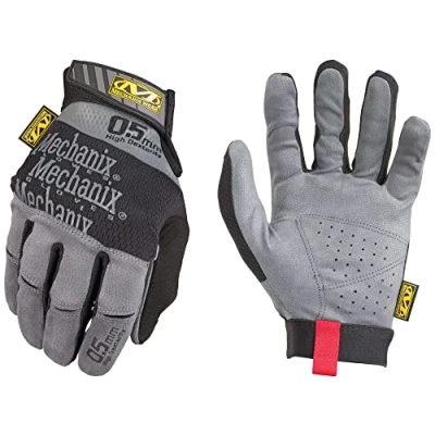 Image of Mechanix Wear Specialty 0.5mm High Dexterity Gloves (Medium, Grey) Black