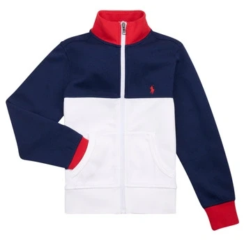 Image of Polo Ralph Lauren LOGO Track Zipup sweatshirt for kids, Size: 8y, Newport navy