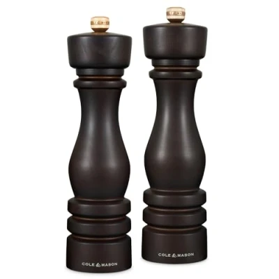 Image of Cole &amp; Mason London 22cm Chocolate Wood Gift Set