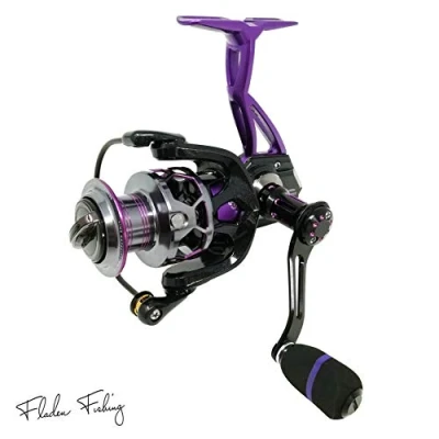 Image of FLADEN Fishing Maxximus ISPIDA Front Drag Reel FD3000 Fixed Spool with 5 Ball Bearings, Instant Anti Reverse and a Spare [11 8930]
