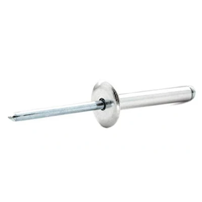 Image of 3.2mm x 6mm Large Flange Blind Pop Rivet Dome Head Aluminium/Steel Shaft (Pack of 20)