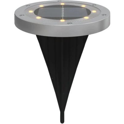 Image of vidaXL Solar Ground Lights with Spikes Outdoor 12 pcs Warm White