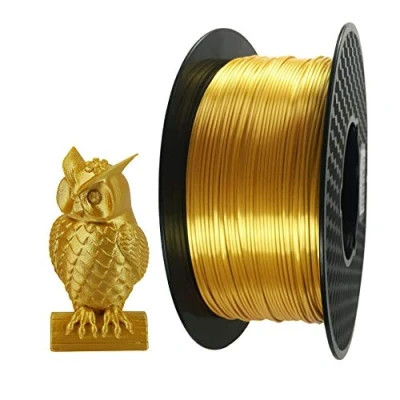 Image of Silk Gold PLA Filament 1.75 mm 1KG 3D Printing FDM Printer Material Silky Shiny Metallic Metal CC3D