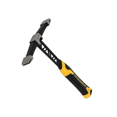 Image of Roughneck Gorilla ROU11038 V Series Double Ended Scutch Hammer 20oz/567g, Black yellow