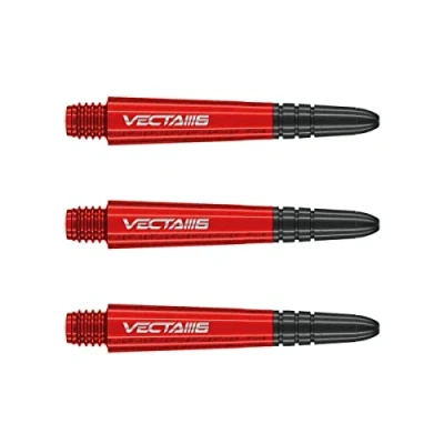 Image of WINMAU Vecta Blade 6 Red Short Dart Stems (Shafts) 1 set per pack (3 shafts in total)