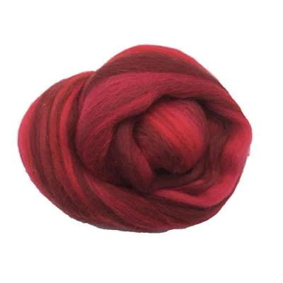 Image of Molten Designs Merino Felting Wool Scarlet Vein