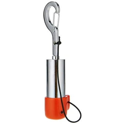 Image of Scuba Choice Diving Safety Tank Rattle Stick Signal Bell with Clip, Orange