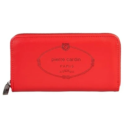 Image of Pierre Cardin Women&#039;s Wallet, Beautiful, Large, Spacious, Leather, Gift, Wallet with Coin Purse, banknote Holder, Girl