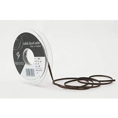 Image of Berisfords Double FACE Poly Satin Ribbon, Cuban, 10.5x10.5x1.3 cm