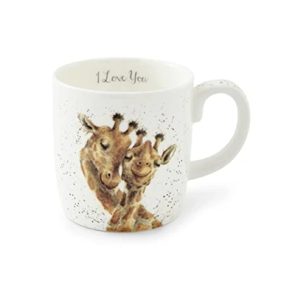 Image of Wrendale Designs &#039;I Love You&#039; Giraffe Large Mug