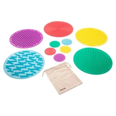 Image of TickiT 54517 SiliShapes Sensory Circle Set
