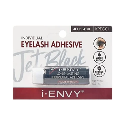 Image of Kiss i Envy Individual Eyelash Adhesive Jet Black