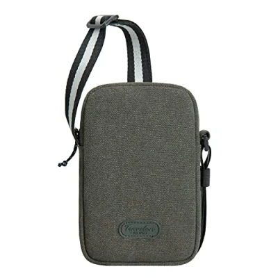 Image of Travelon Unisex Adult Coastal RFID Blocking Mini Crossbody, Oyster, One Size