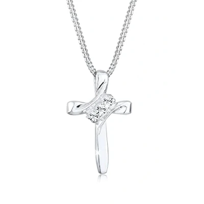 Image of Elli Necklace Dagger Crystal 925 Sterling Silver