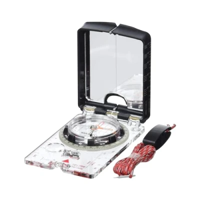 Image of SUUNTO Mc 2 G/6400 Mirror Compass, Global Orientation Adventure/Hiking USGS UTM Scales, Magnifying Lens, Adjustable Declination &amp; Luminous Markings