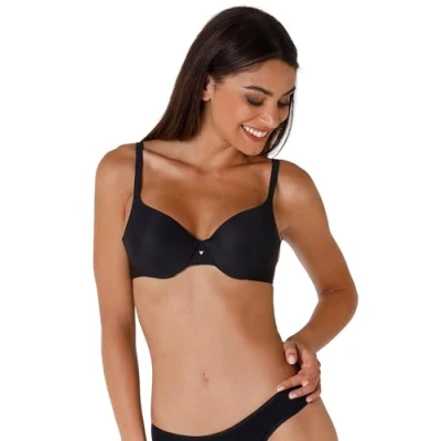Image of Lovable Women&#039;s Invisible Lift Supreme Bra, Black, 34 C