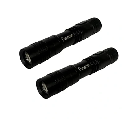 Image of Dunamis Exousia LED Battery Powered Pocket Pen Torch, Medical/Tactical Hand Flashlight, Waterproof Small Mini Torch (2 Pack Torches)