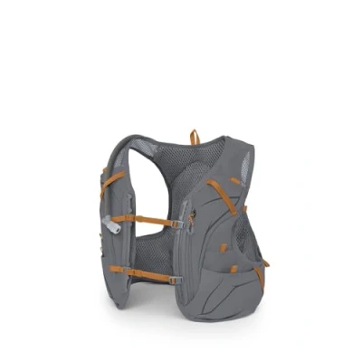 Image of Osprey Duro 6L Men&#039;s Running Hydration Vest with Hydraulics Reservoir, Phantom Grey/Toffee Orange, Medium