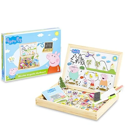 Image of Peppa Pig Toys Magnetic Board Puzzle Toddler Educational Indoor Outdoor Kids Drawing Game
