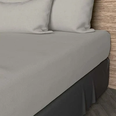 Image of Soleil d&#039;ocre, Fitted Sheet, Cotton, 57 Threads, Off White, 90 x 200 cm
