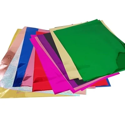 Image of GMBYLBY 50 Sheets Transfer Foil Paper A 4 Toner Hot Stamping Papers For Cards Making