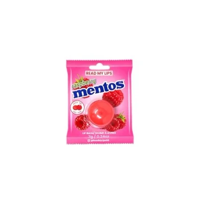 Image of Read My Lips Mentos Raspberry Dragee Shaped Lip Balm