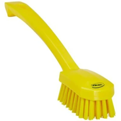 Image of Vikan Utility Brush, 260 mm, Medium, Yellow