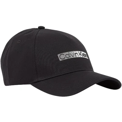 Image of Calvin Klein Men&#039;s Ck Move 3d Logo Bb Cap K50k510655 Cap, Black (Ck Black), One Size