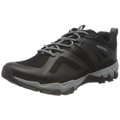 Image of Merrell Men&#039;s MERU Walking Shoe, Black/Monument, 6.5 UK