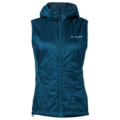 Image of VAUDE Women&#039;s Freney Hybrid Vest IV, Dark Sea Plain, 34 (EU)