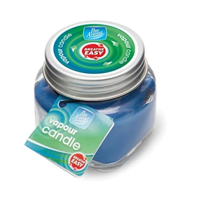 Image of MASTERPLAST VAPOURISING Candle, Easy Breathing, Providing Relief &amp; Comfort, Blue,PAN0340