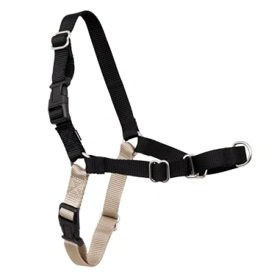 Image of PetSafe Easy Walk Harness, Black/Beige, Large
