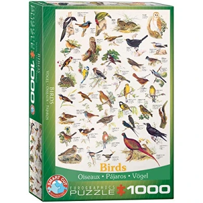 Image of Eurographics 6000 1259 Birds Puzzle, Various, 48 x 68 cm