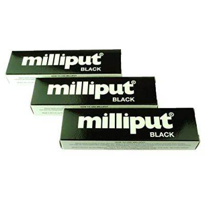 Image of 3 x Milliput Black