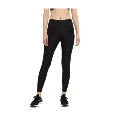 Image of Nike Performance FAST Running tights, Women&#039;s, Size: Large, Black/silver