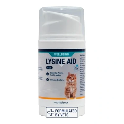 Image of Swedencare UK Nutri Science Lysine Aid Cat Gel, 50 ml