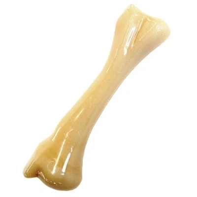 Image of Nylabone Extreme Tough Dog Chew Toy Monster Bone, Cleans Teeth, Chicken Flavour, XXL, for Dogs Over 23 kg