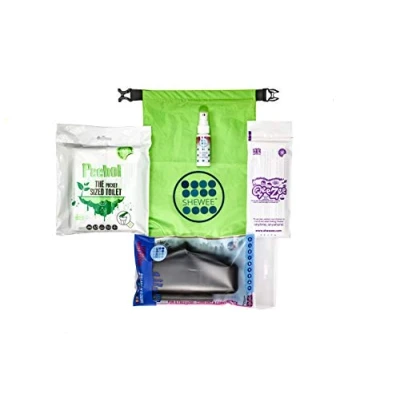Image of SHEWEE Car &amp; Camp Pack Reusable Pee Funnel The Original Female Urination Device Since 1999! Quickly, Easily and Discreetly, Wee Standing Up Without Removing Clothing (Black)