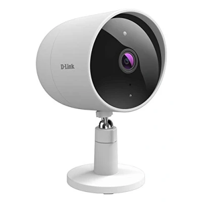 Image of D Link DCS 8302LH mydlink Full HD Outdoor Wi Fi Camera with Night Vision, AI Based Person Detection, Two Way Audio, 85 dB Siren, SD/Cloud Video Recording, Ethernet, ONVIF, Alexa, Google Assistant