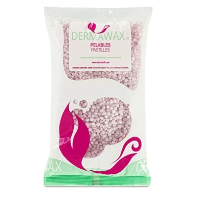 Image of 800 grams Crystal Mauve Jasmine Wax Premium Hot Beads Film for Depilation,Full Body Hair Removal non Strip Waxing hypoallergenic without colophony sensitive skins