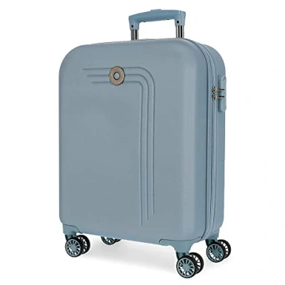 Image of Movom Riga Blue Cabin Suitcase 40x55x20 cm Rigid ABS Combination lock 37 Litre 2.8 Kg 4 Double Wheels Hand Luggage