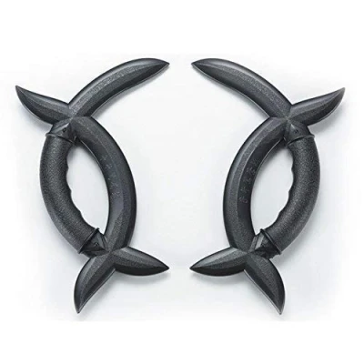 Image of Playwell Martial Arts Black Polypropylene Full Contact Wushu Meridian Axe Couple