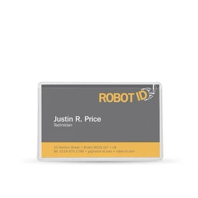 Image of Pelltech 60 x 95mm Self Adhesive Business Card Pockets Pack of 150