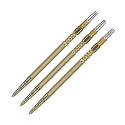 Image of Target Darts Swiss Point DX Dart Points (3 Pack Set of Tips) 26mm, Gold Change Point, Professional Accessories, SP Tip Removal