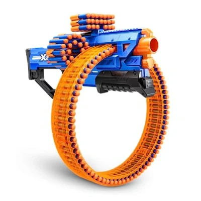 Image of XSHOT Insanity Mad Mega Barrel by ZURU With 72 Darts, Air Pocket Technology Darts and Dart Storage, Rotating Large Capacity, Outdoor Toy for Boys Girls, Teens Adults