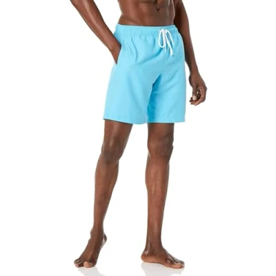 Image of Amazon Essentials Men&#039;s 9&quot; Quick Dry Swimming Trunks, Aqua Blue, XL