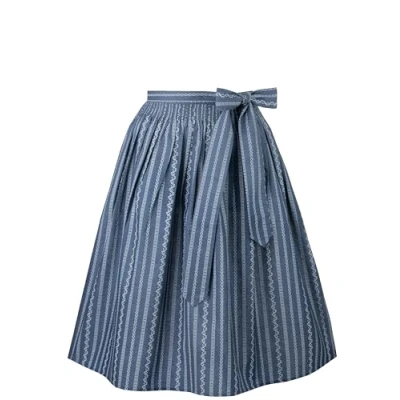 Image of Stockerpoint Women&#039;s Claire Dirndl Apron, Smoke Blue, One Size