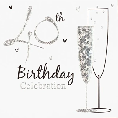 Image of Birthday Party Invitations (Pack of 6) 40th