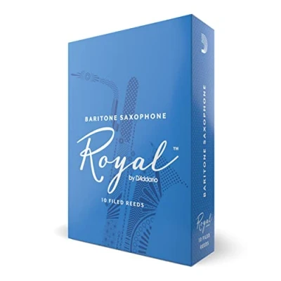 Image of D&#039;Addario Woodwinds Royal Baritone Saxophone Reeds Sax with Strong Spine Great for Classical or Jazz Strength 2.5