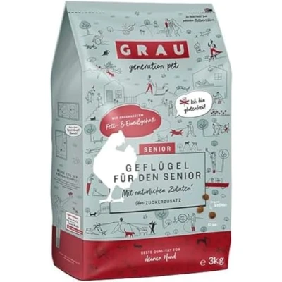 Image of GRAU the original Dry food for dogs Senior Poultry (1 x 3 kg)